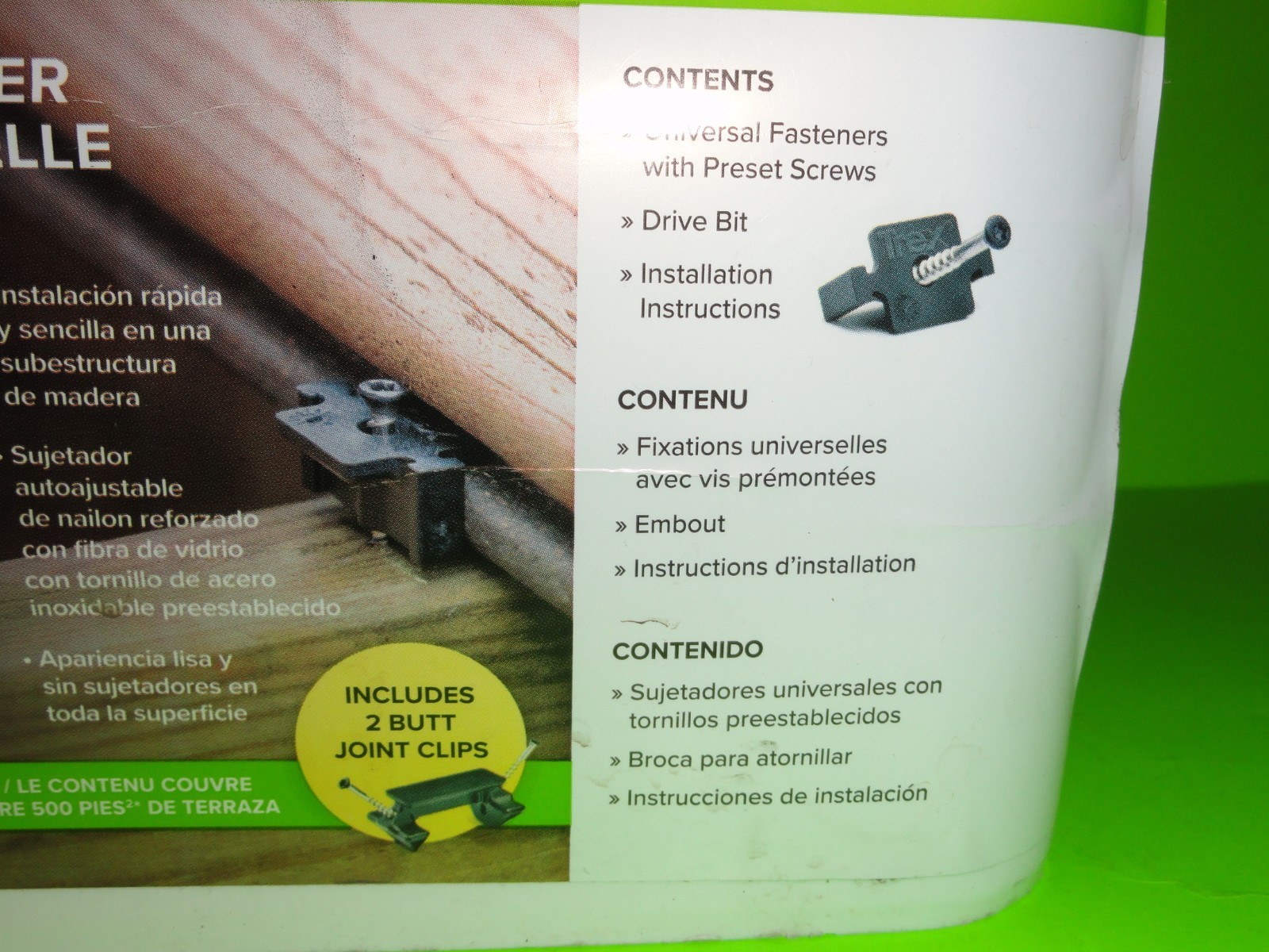 Trex Hideaway Hidden Deck Universal Fasteners 500 sq.ft. DA00002 FREE SHIPPING