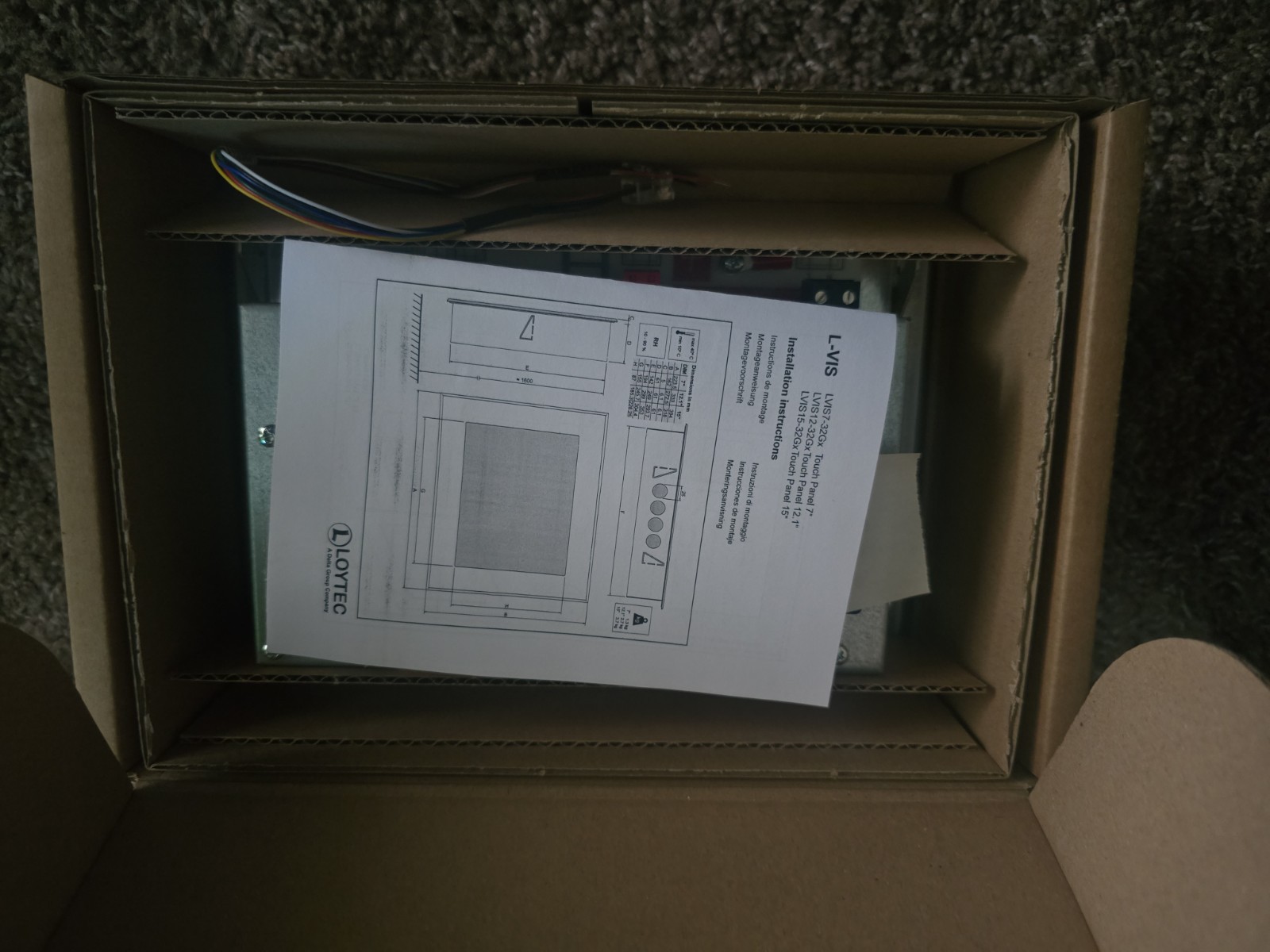 Loytec LVIS7-32G1 BACnet, CEA-709, Modbus Touch Panel, 7″,