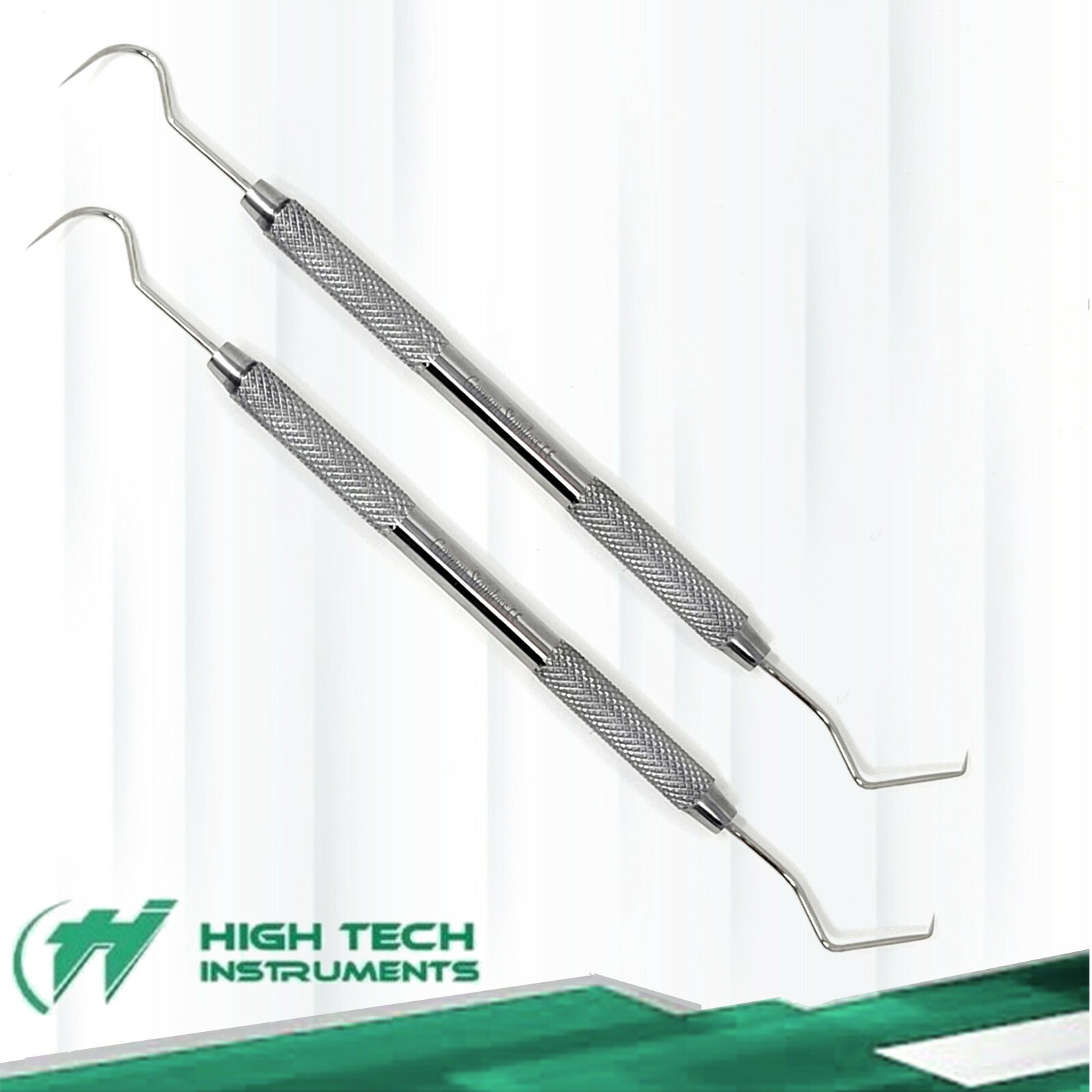 Dental Teeth Cleaning Dentist Scraper Pick Tool Calculus Plaque Floss Remover 2X