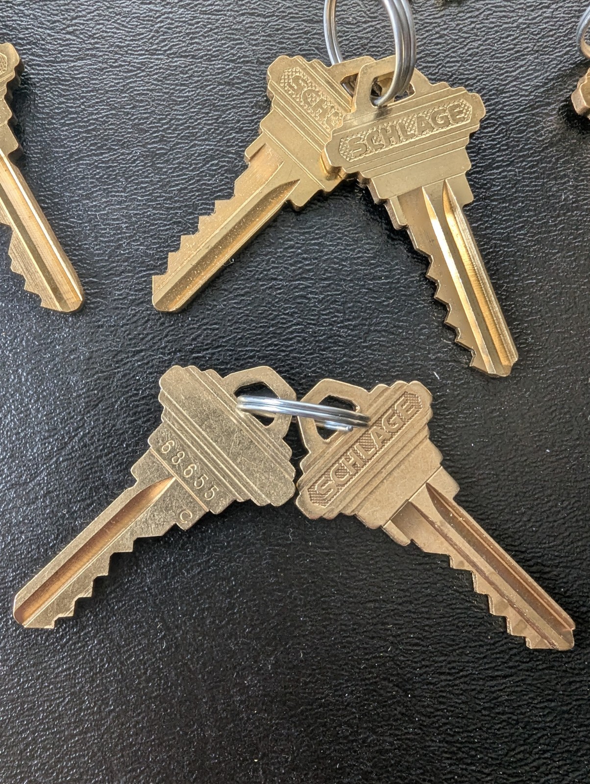 10 PAIR SCHLAGE FACTORY ORIGINAL PRECUT SC1 5 PIN KEYS ( 20 TOTAL KEYS )