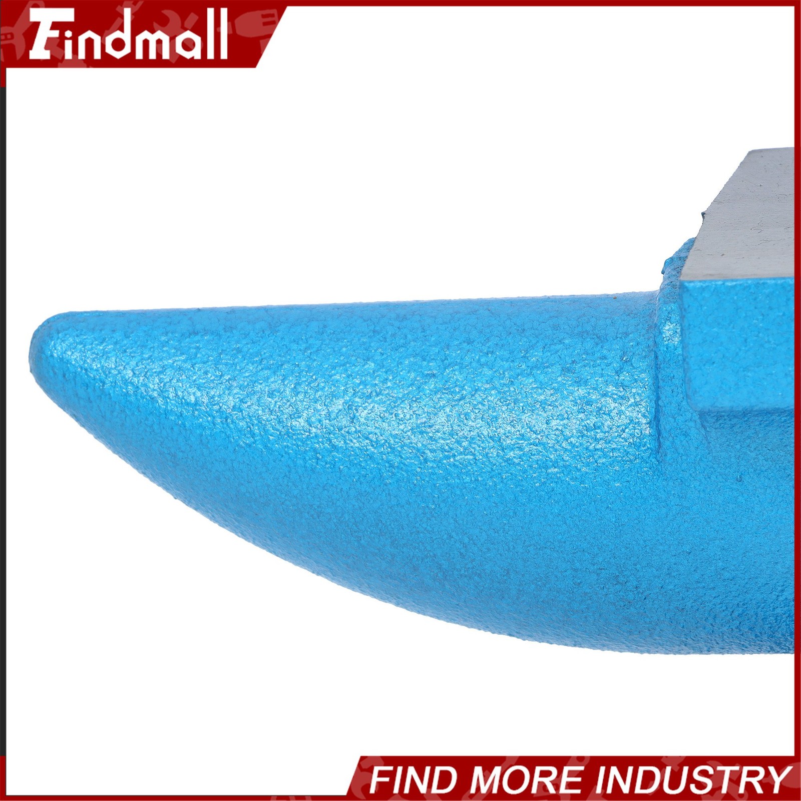 Findmall 24Lbs Cast Iron Anvil Blacksmith Anvil Hard Round Horn Forging Tool