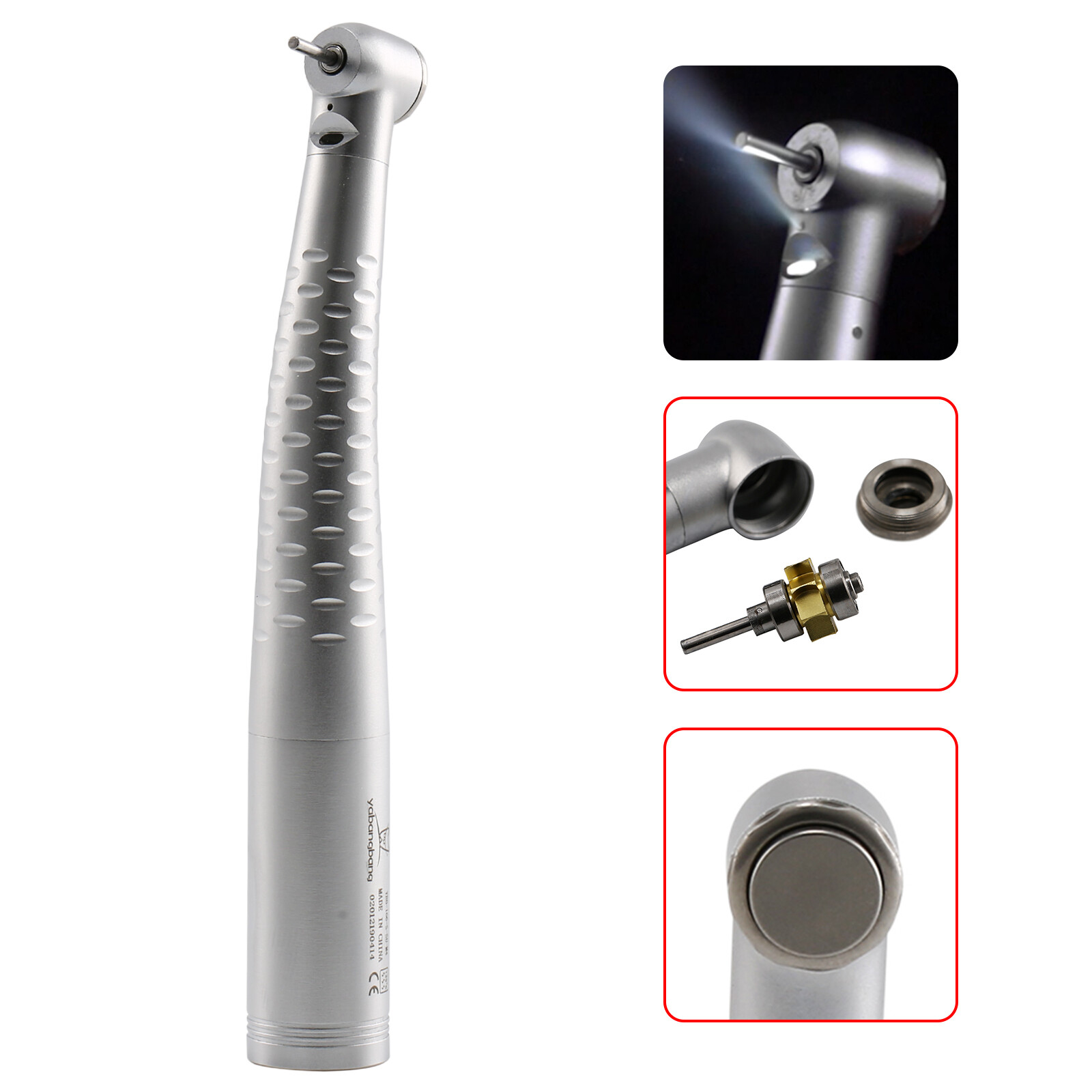 Standard Head Dental Fiber Optic High Speed Handpiece for KAV 4/6H Coupling
