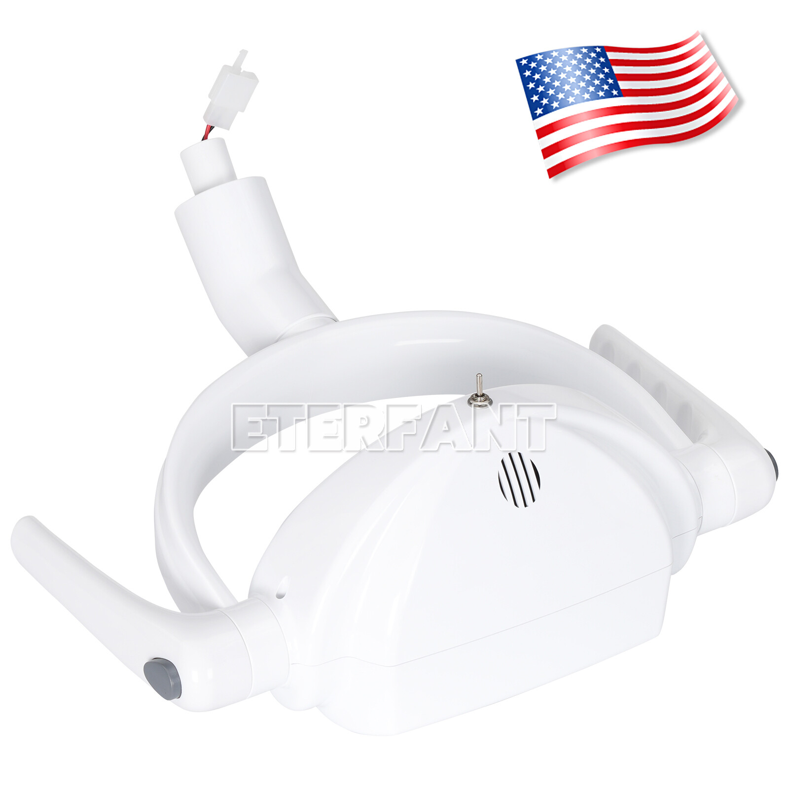 Portable Dental Folding Chair+Exam LED Light/6 LED Shadowless Oral Lamp Light