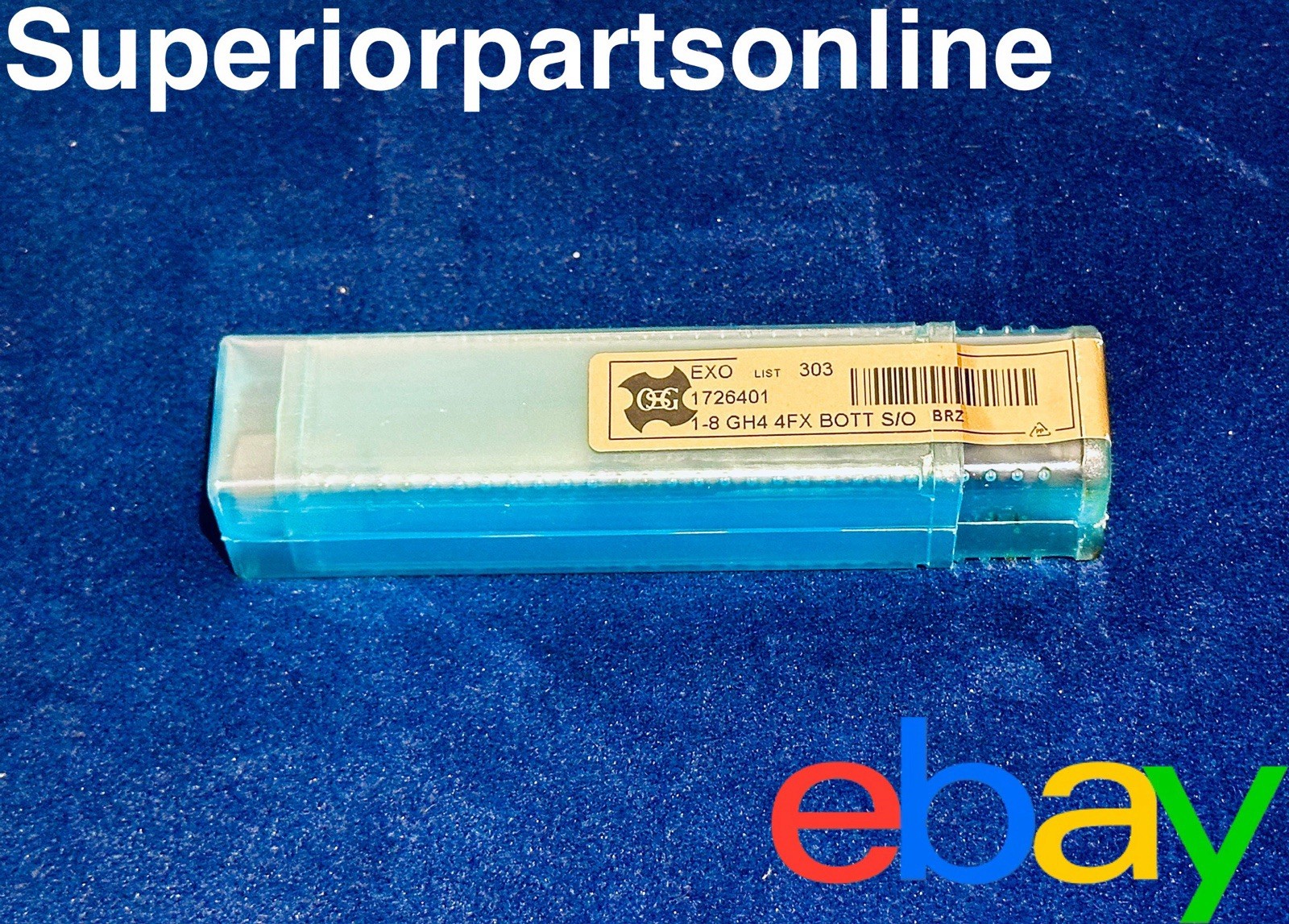 *NEW* OSG 1726401 EXO 1”-8 GH4 4FX Spiral Flute Bottom Tap
