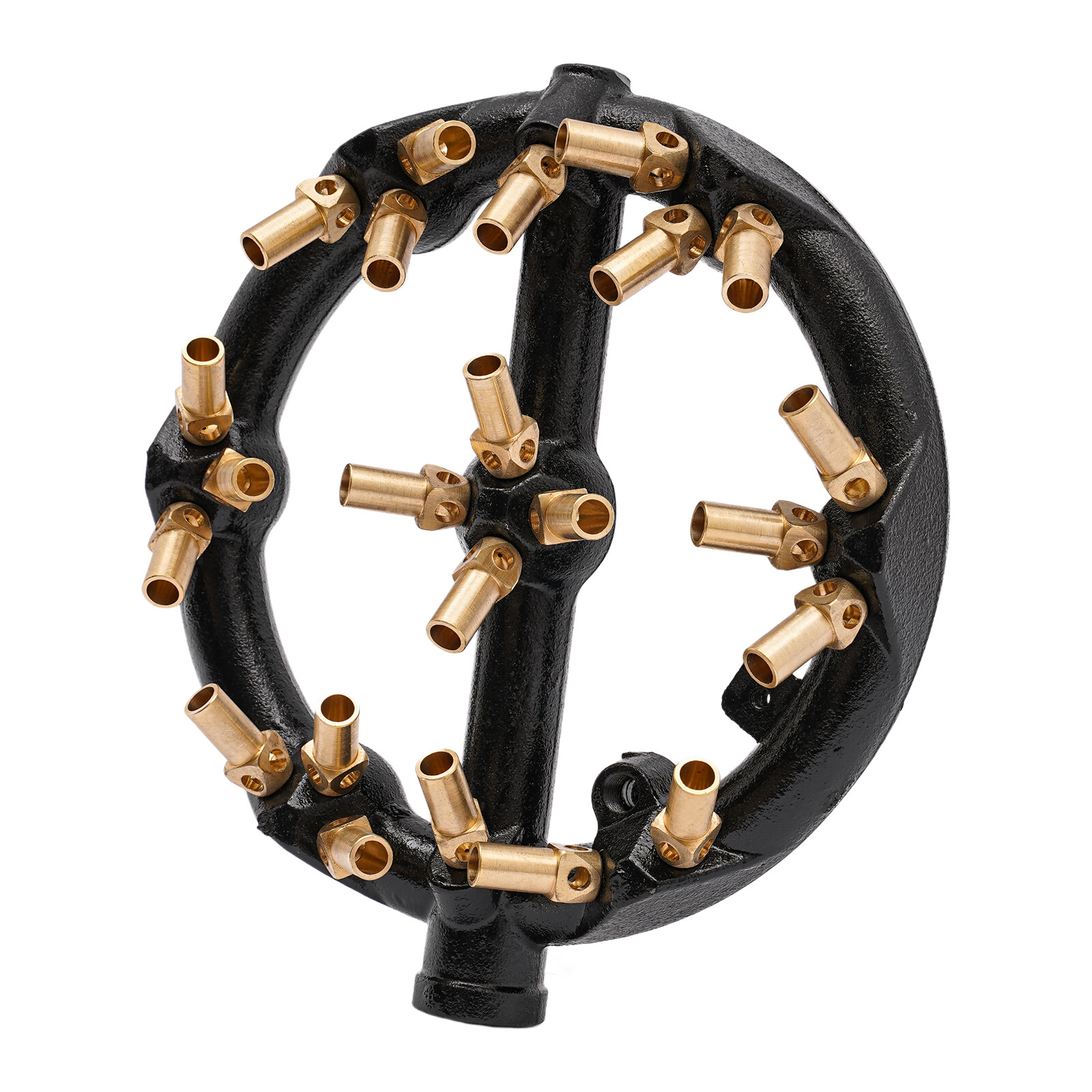 23-Tips Natural Gas Jet Burner For Chinese Wok Range Cast Iron Body Round USA