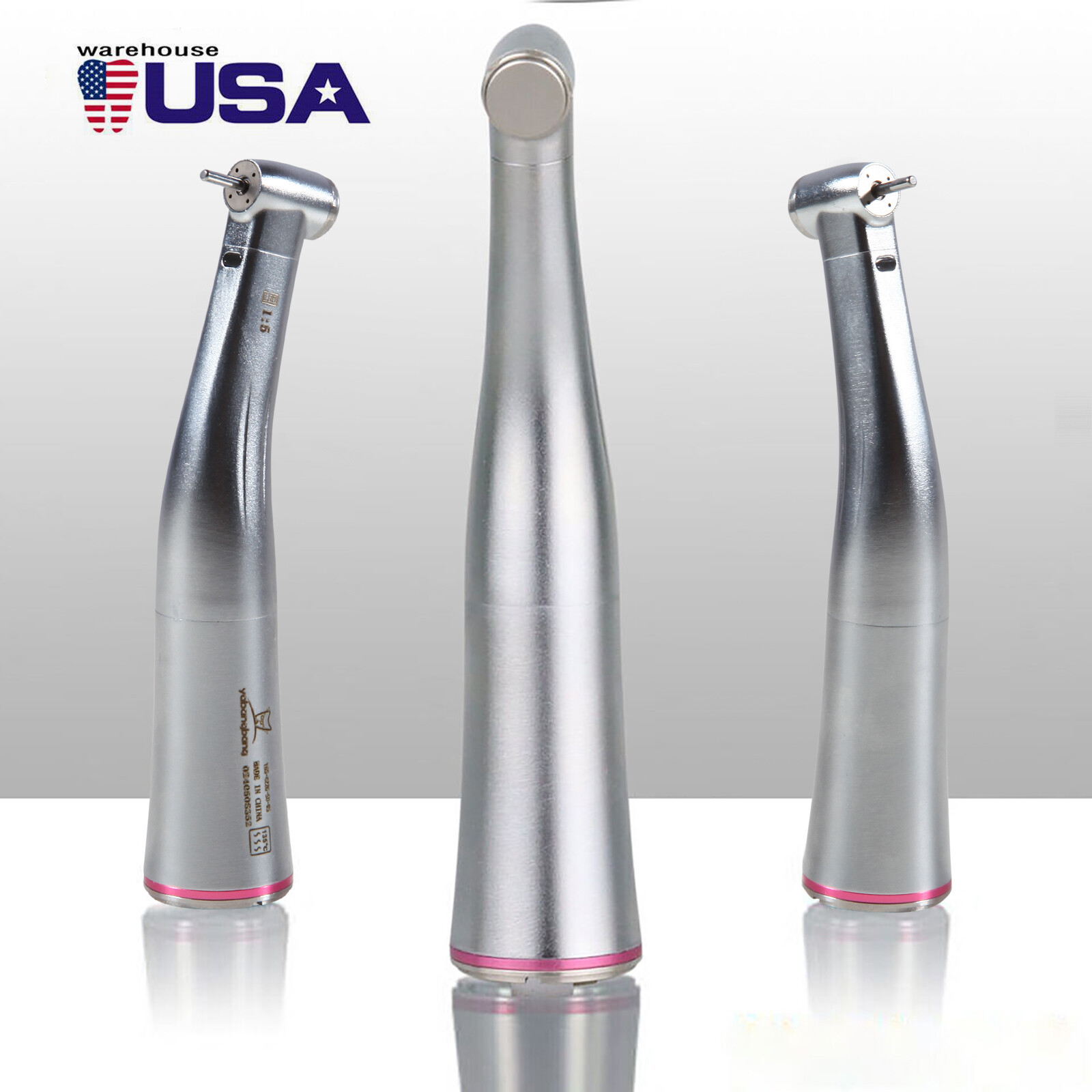 Dental 1:5 Increasing Handpiece Contra Angle LED For NSK Electric Motor E Type