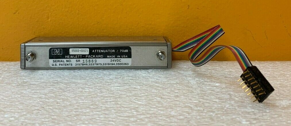 HP 85660-60121 (5086-7776 / 33321RV) 22 GHz, 0-70 dB, Step Attenuator. Tested!