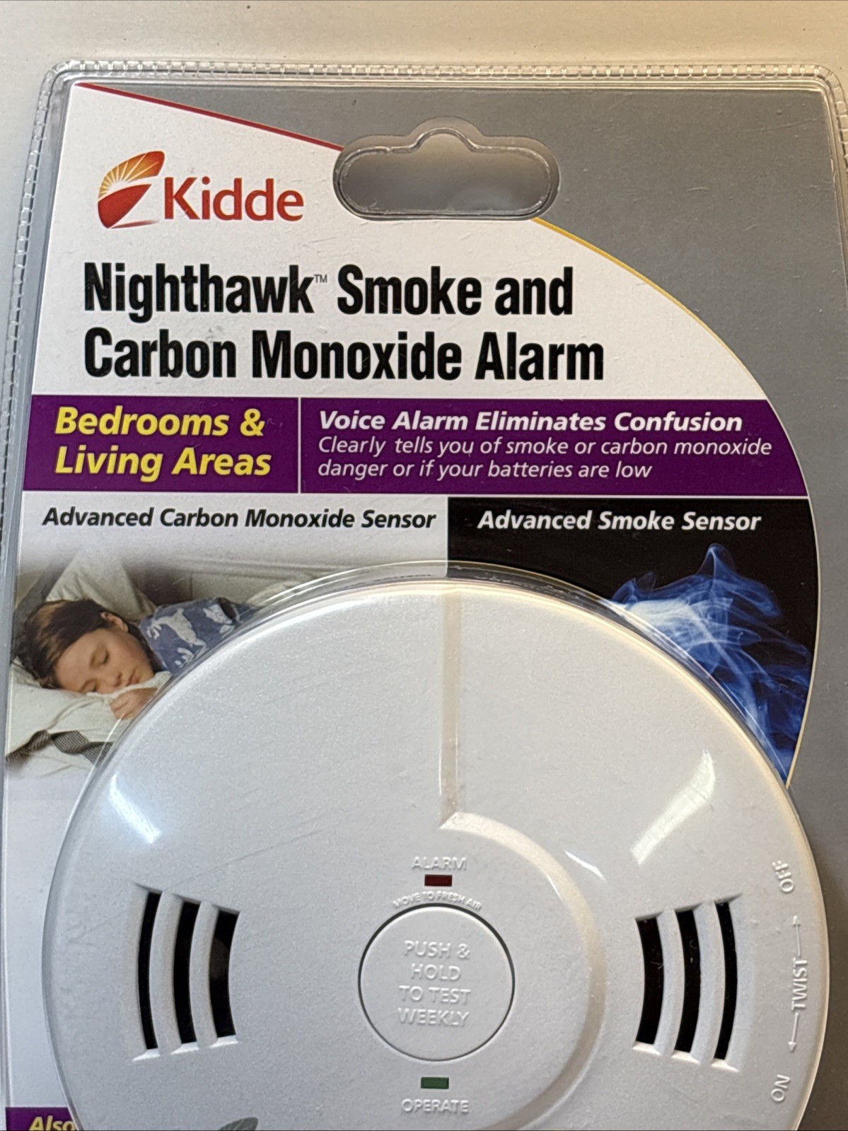 Kidde Nighthawk Smoke & Carbon Monoxide Voice Alarm