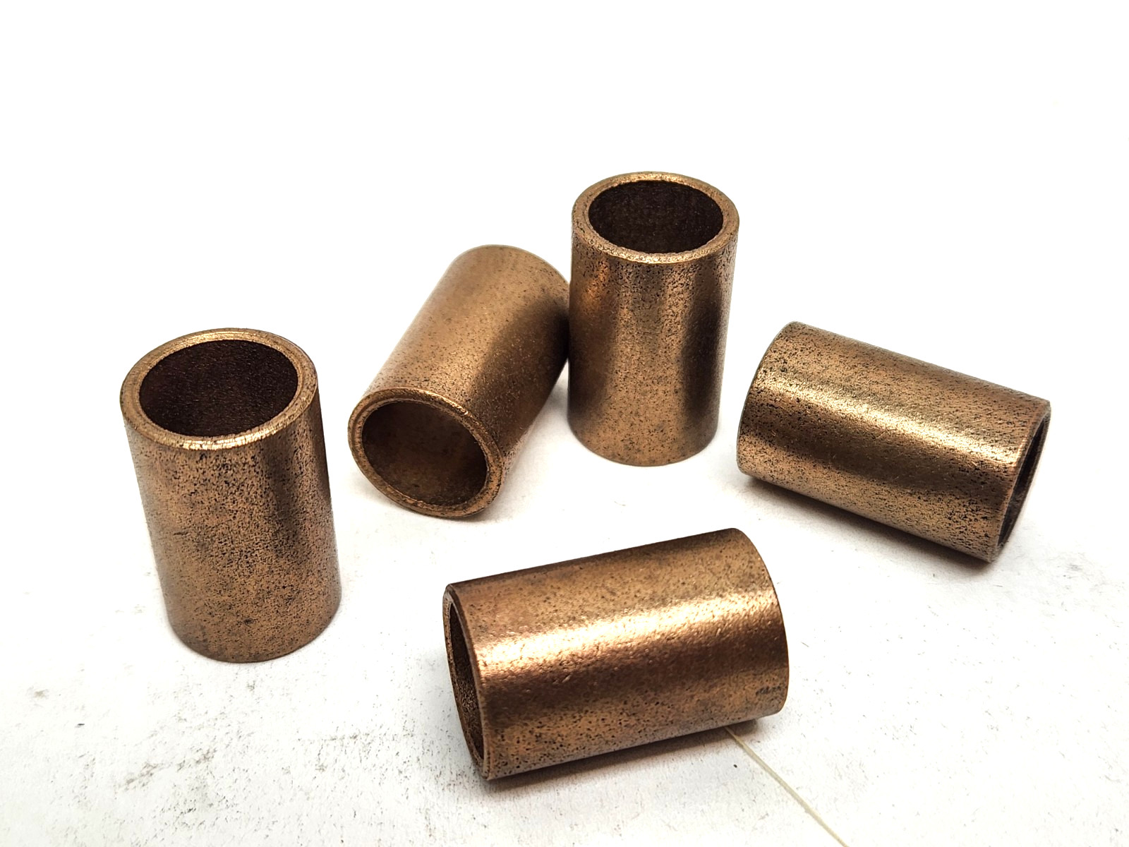 5 pcs – Oilite Sleeve Bushing Bronze Brass Bearing ( 1/2″ ID x 5/8″ OD x 1″ L )