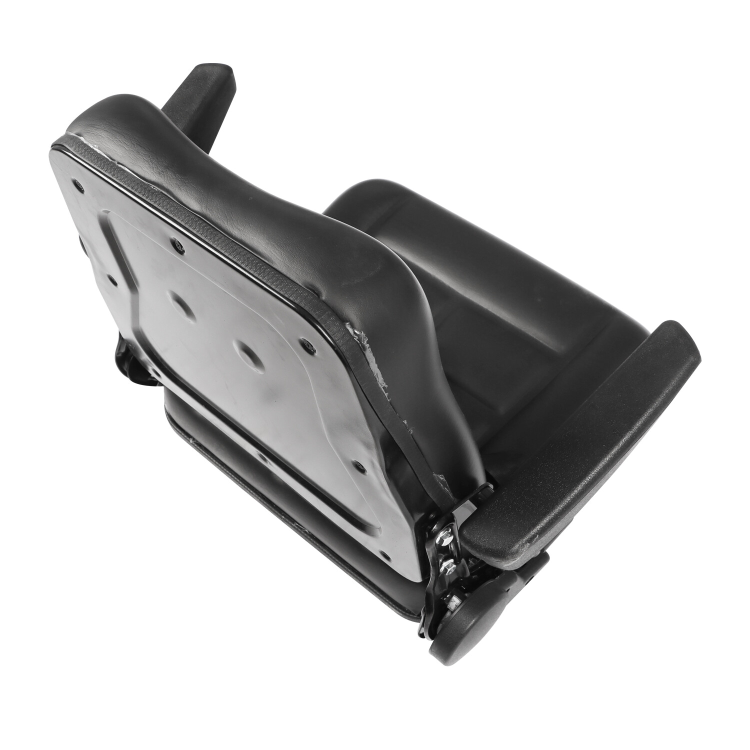 Adjustable Backrest Tractor Seat w/Safety Belt & Armrest Universal Forklift Seat