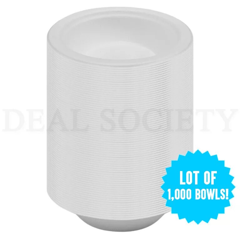 Emerald Ecovations Tree-Free Compostable Eco-Friendly 16oz Bowls Lot of 1000