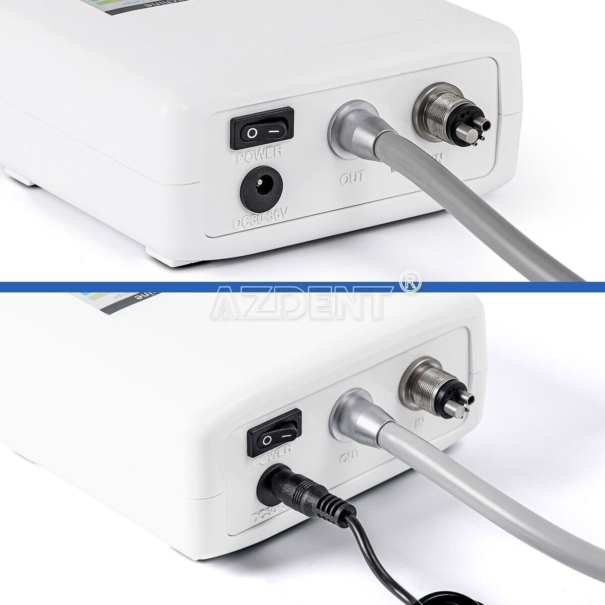 AZDENT Dental Electric LED Brushless Micro Motor Internal Spray E-type