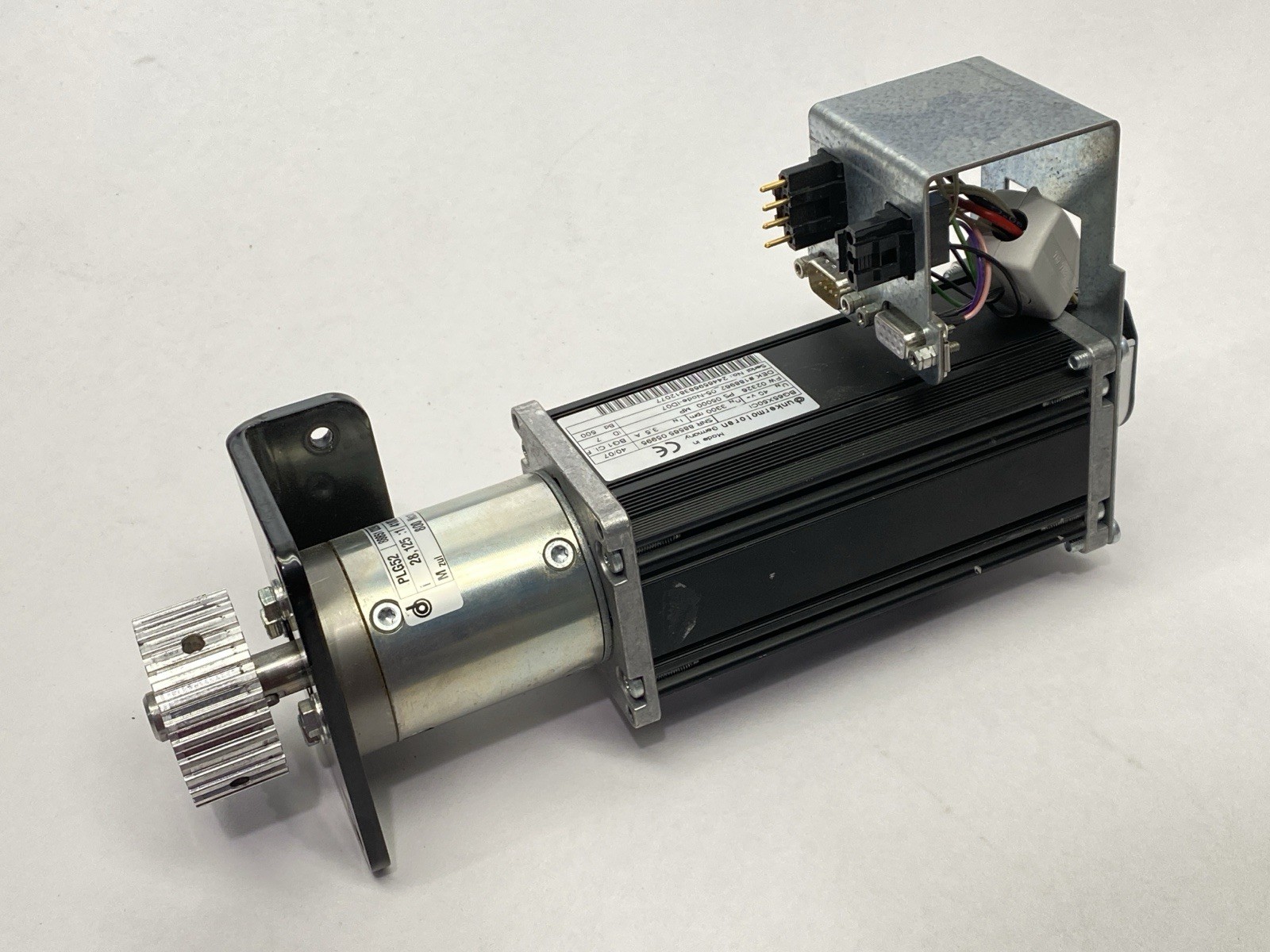 Dunkermotoren BG 65X50CI Motor 3300rpm 3.5A 40V w/ PLG52 28.125:1 800Ncm