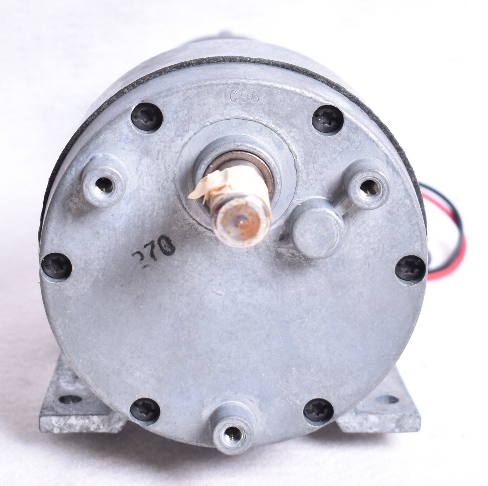 VonWeise DC Gear Motor 115V 1/8Hp 3300 RPM 26:1 Ratio V01156AE88