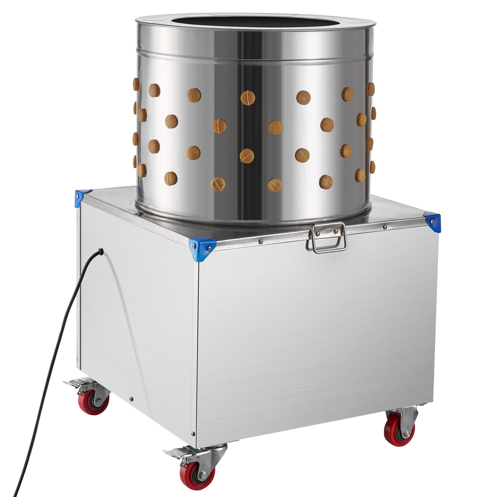 Uimoso 19.7″ Electric Poultry Plucker Machine 1500W,275RPM,106 Fingers, Portable