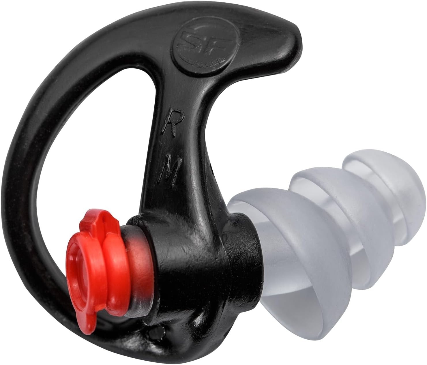 EP4 Sonic Defenders Plus: Triple-Flanged, Reusable Black Earplugs for Protection