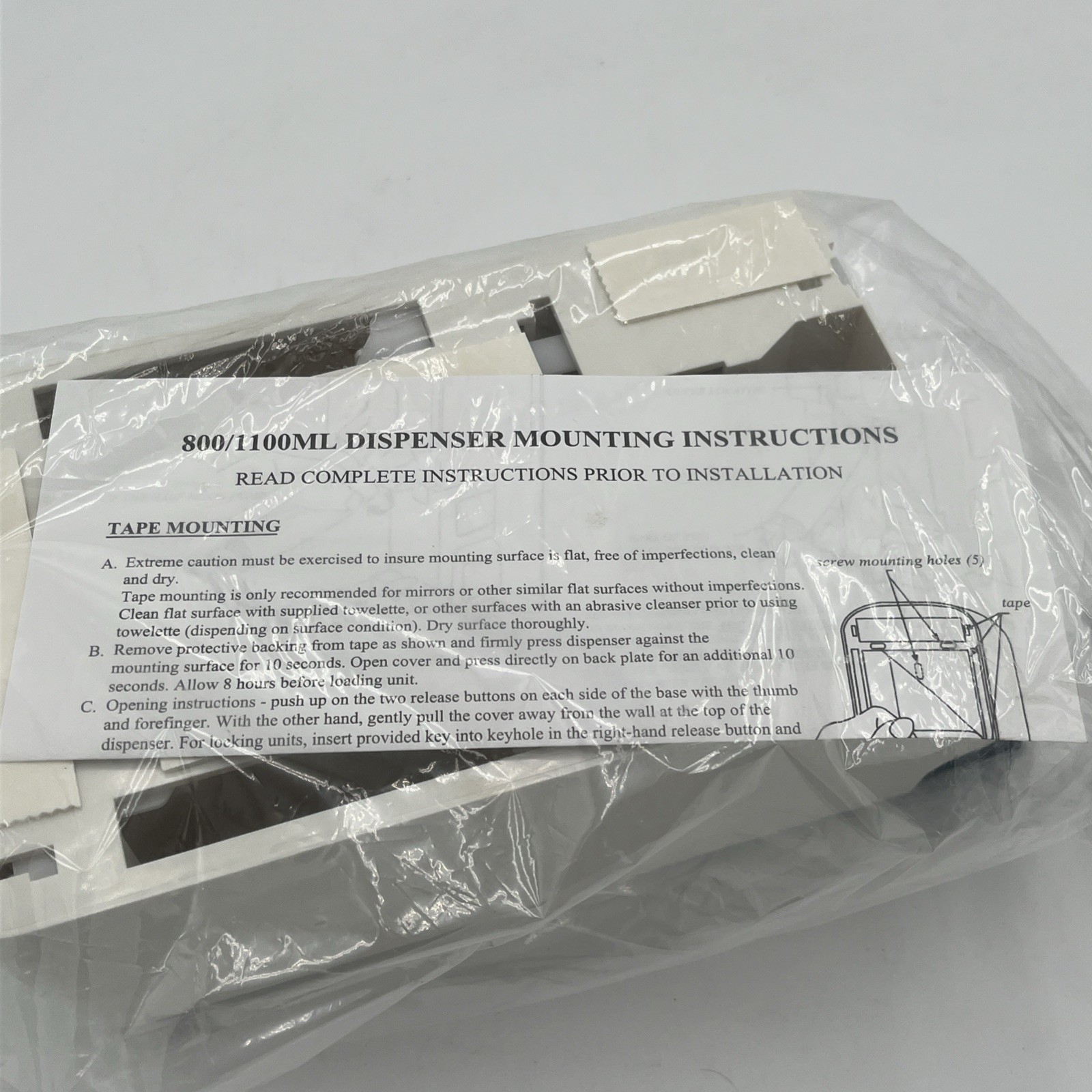 NEW!!! Medline MSC9950 800/1100ML Deluxe Dispenser – MSC 9950 Skintegrity