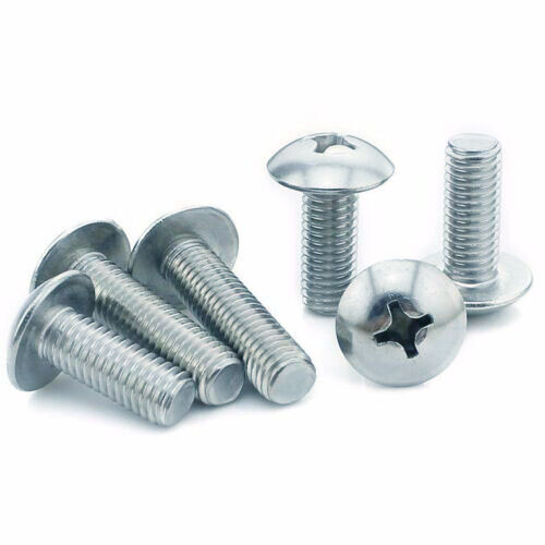 Qty 10,000 – M3 x 6mm Phillips Truss Machine Screw Class 4.8 Zinc JIS-B1111