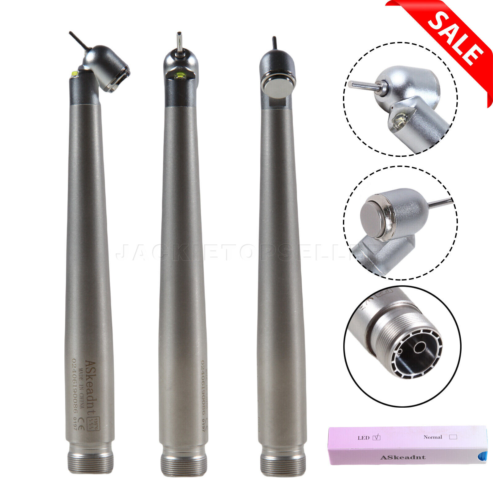 45° Surgical NSK PANA MAX Style Dental Pieza de mano alta velocidad 2Hole Borden
