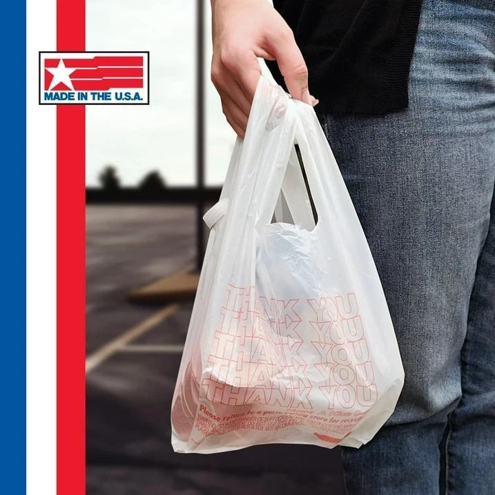 2 PACKS- Small T-Shirt Carry-Out Bags, 7″ x 5″ x 15″ (2000 ct.)