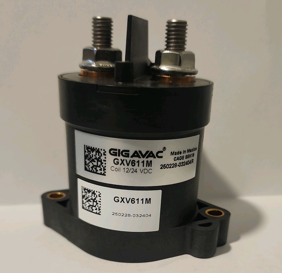 GIGAVAC GXV611M High Voltage DC Contactor 600A 12V-900VDC 12V/24V PWM Coil New
