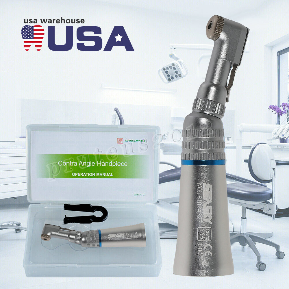 NSK Style Dental Slow Low Speed Contra Angle Handpiece Latch E-Type Attach YP4/2