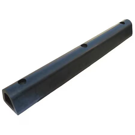 Dock Bumper, 4X4-1/4X36 In., Rubber, 22Nt63