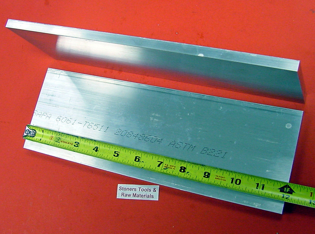 2 Pieces 3/8″ X 4″ ALUMINUM 6061 T6 FLAT BAR 12″ long Solid Extruded Mill Stock