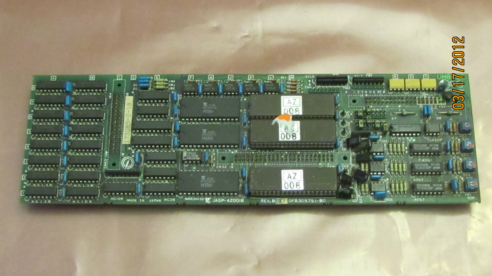 YASKAWA ELECTRIC CIRCUIT BOARD CARD JASP-AZ001B JASPAZ001B