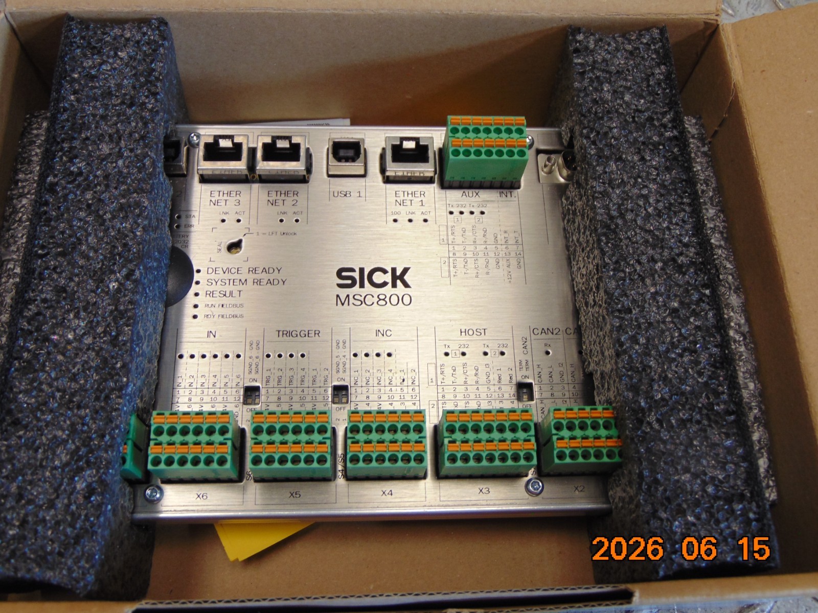 SICK MSC800-0000 1040571 MODULAR SYSTEM CONTROLLER