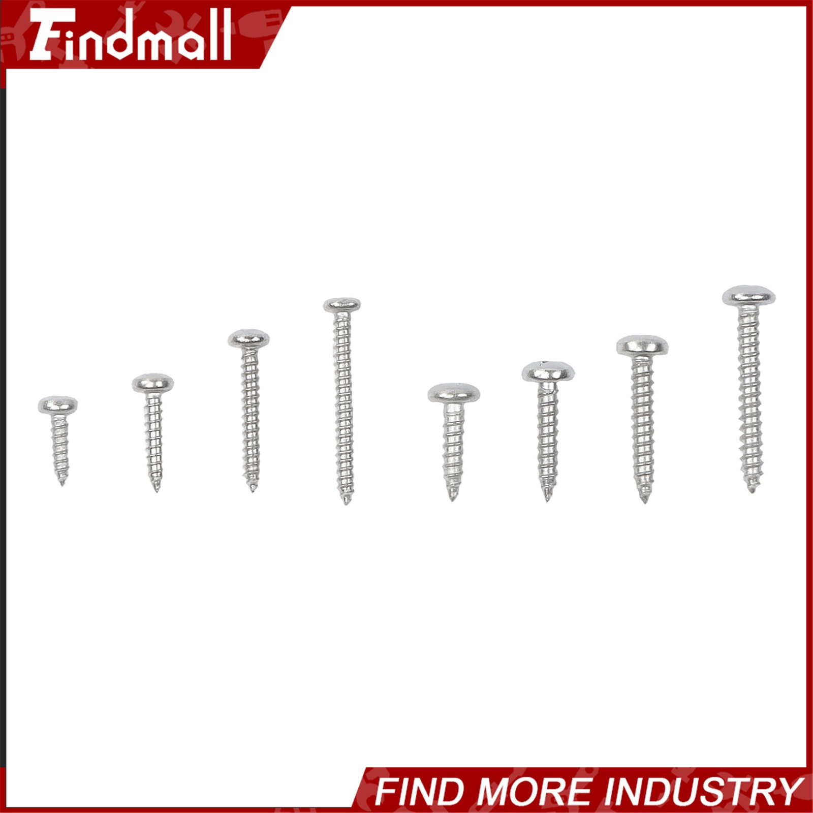 550Pcs 304 Stainless Steel Wood Screws Assortment Kit Phillips #4#6#8#10#12