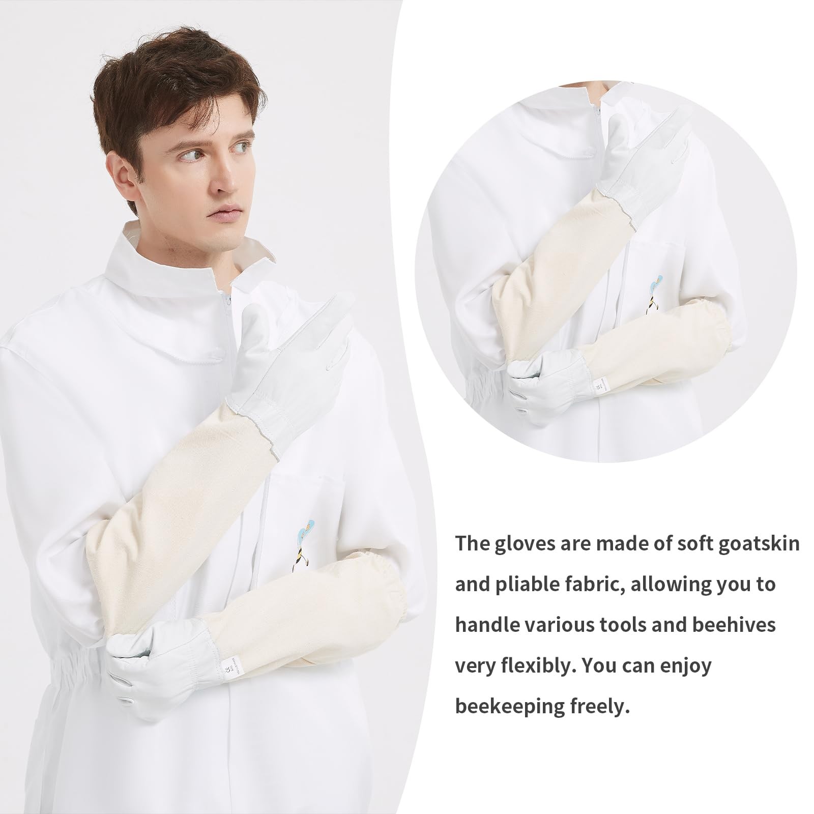 bee keeper suit for Men Women Sting Proof, kids Polycotton Beekeeping Suits B…