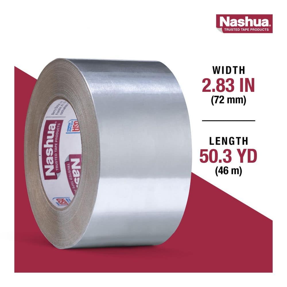 Nashua Tape 2.83 in. x 50 yd. 330X Extreme Weather HVAC Foil Duct Tape