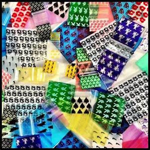 1000 Apple Baggies 1.5 x 1.5″ Mini Zip lock Bags 1515 Assorted 10 design mix