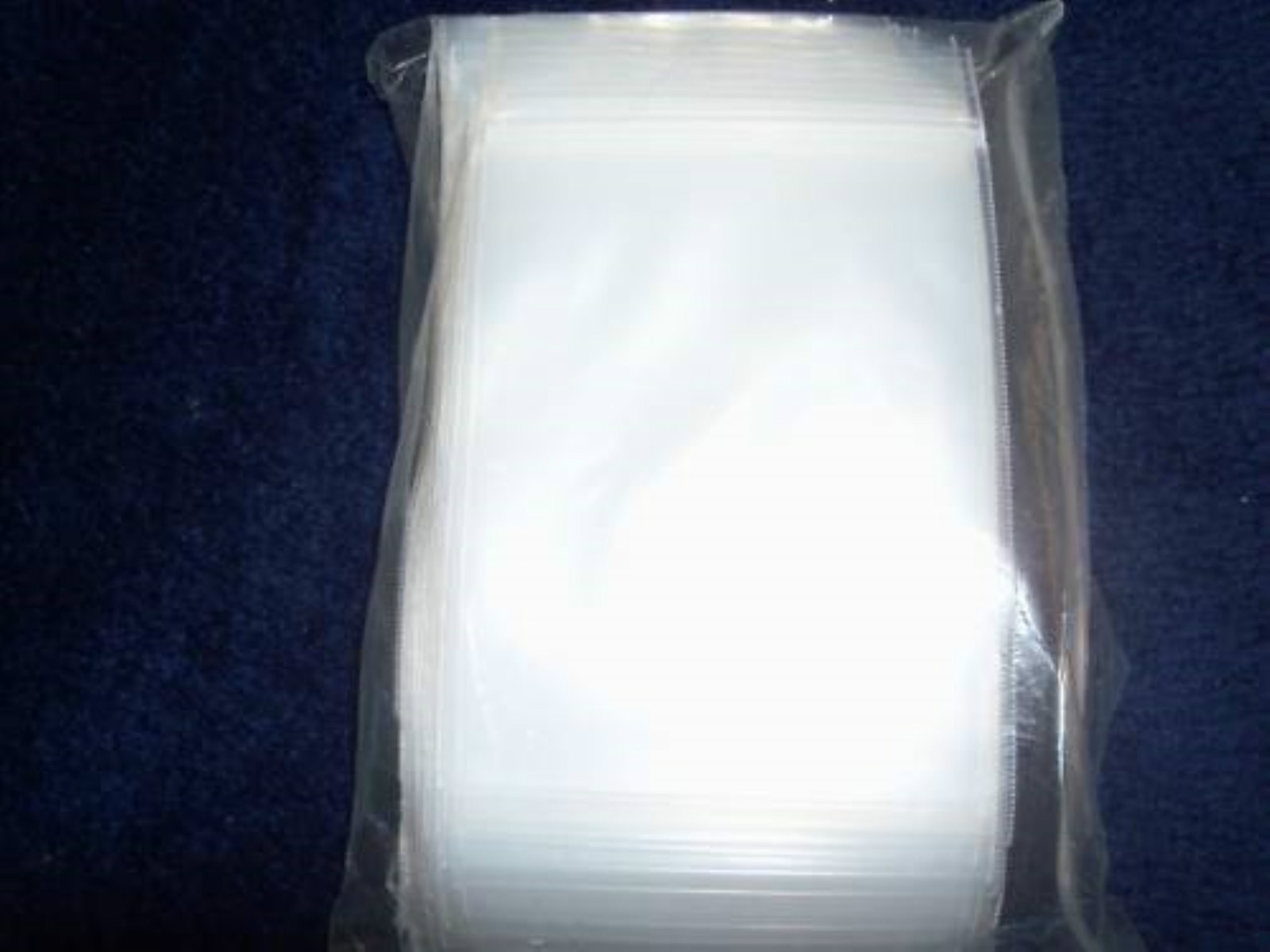 100 4″x8″ small reclosable zip bags 4mil HEAVYDUTY