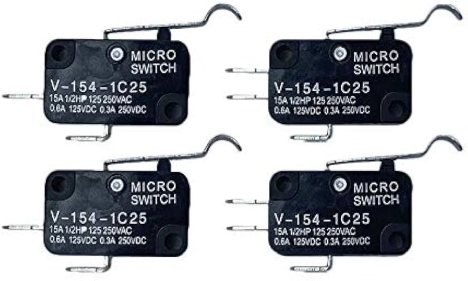 1014807 & 1014808 4 Pieces Micro SWITCHES 2 & 3 Prong for Club CAR Golf CART