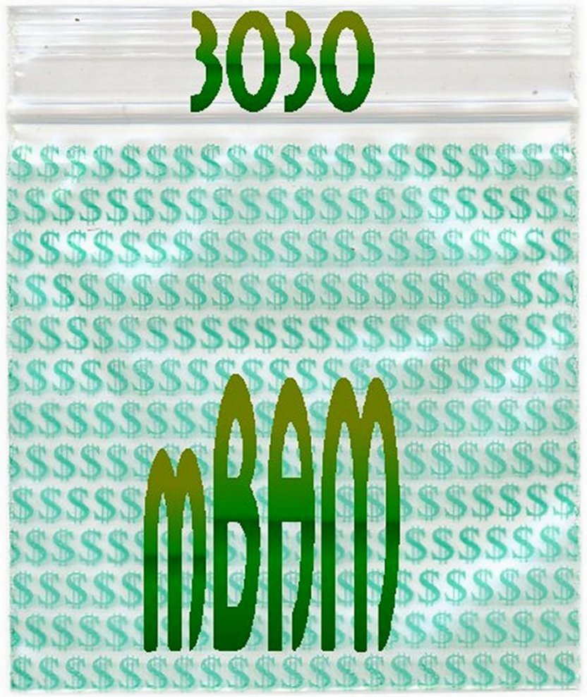 50 2″x12″ GREEN INCENSE ZIP POLY Bags 4 candles incense etc