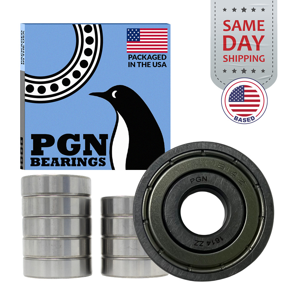 PGN (10 Pack) 1623-ZZ Bearing – Lubricated Chrome Steel Sealed Ball Bearing