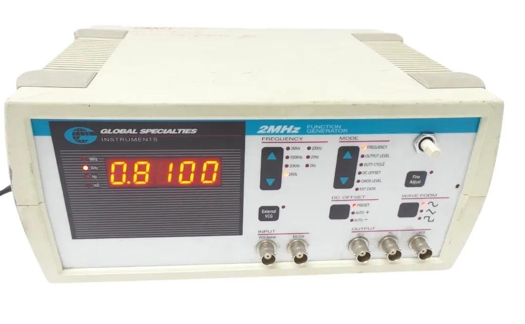 Global Specialties 105-2102 2MHz Function Generator – Free Shipping