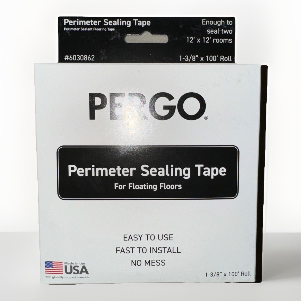 Pergo Sealing 1.375 in. x 100 ft. Indoor Waterproof Flooring Tape Rolls