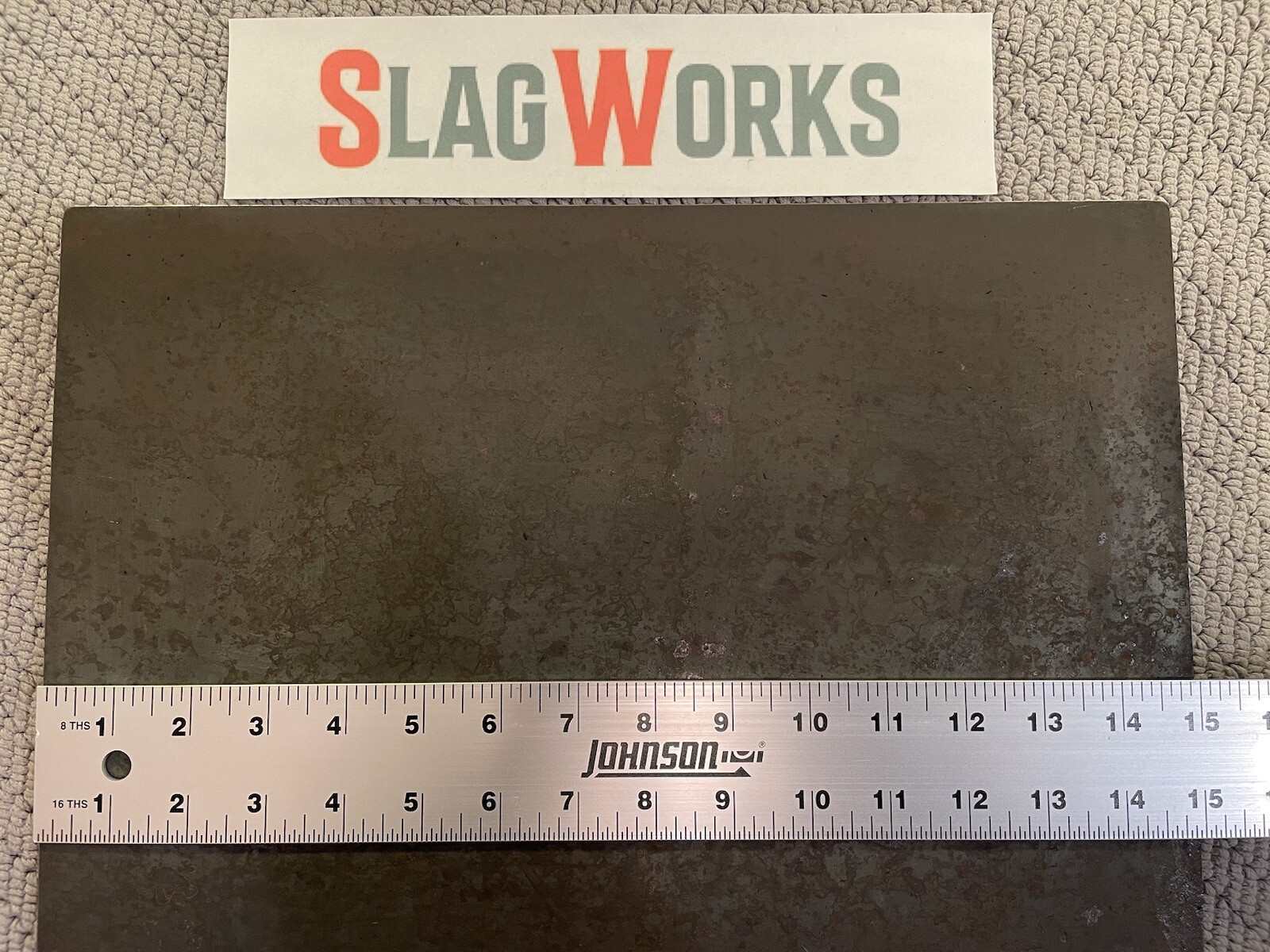 1/8x15x17 inch steel plate 15”x17” A36 Hot Roll Flat .125″ Thick