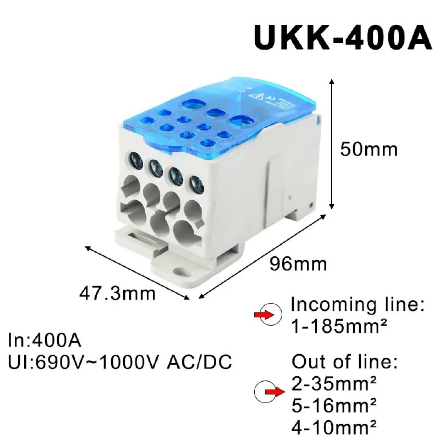 Din Cable Connectors Junction Box 1 Multiple Outdoor Distribution UKK80A Tools