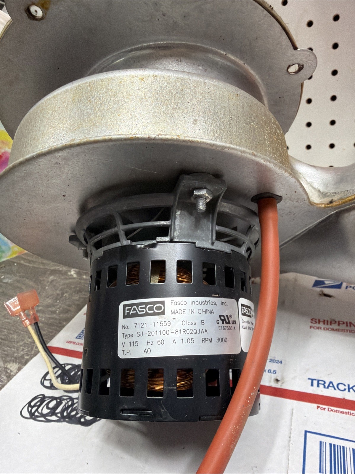 Rheem Ruud 70-101087-01 Fasco 7021-11559 Furnace Draft Inducer Motor used tested