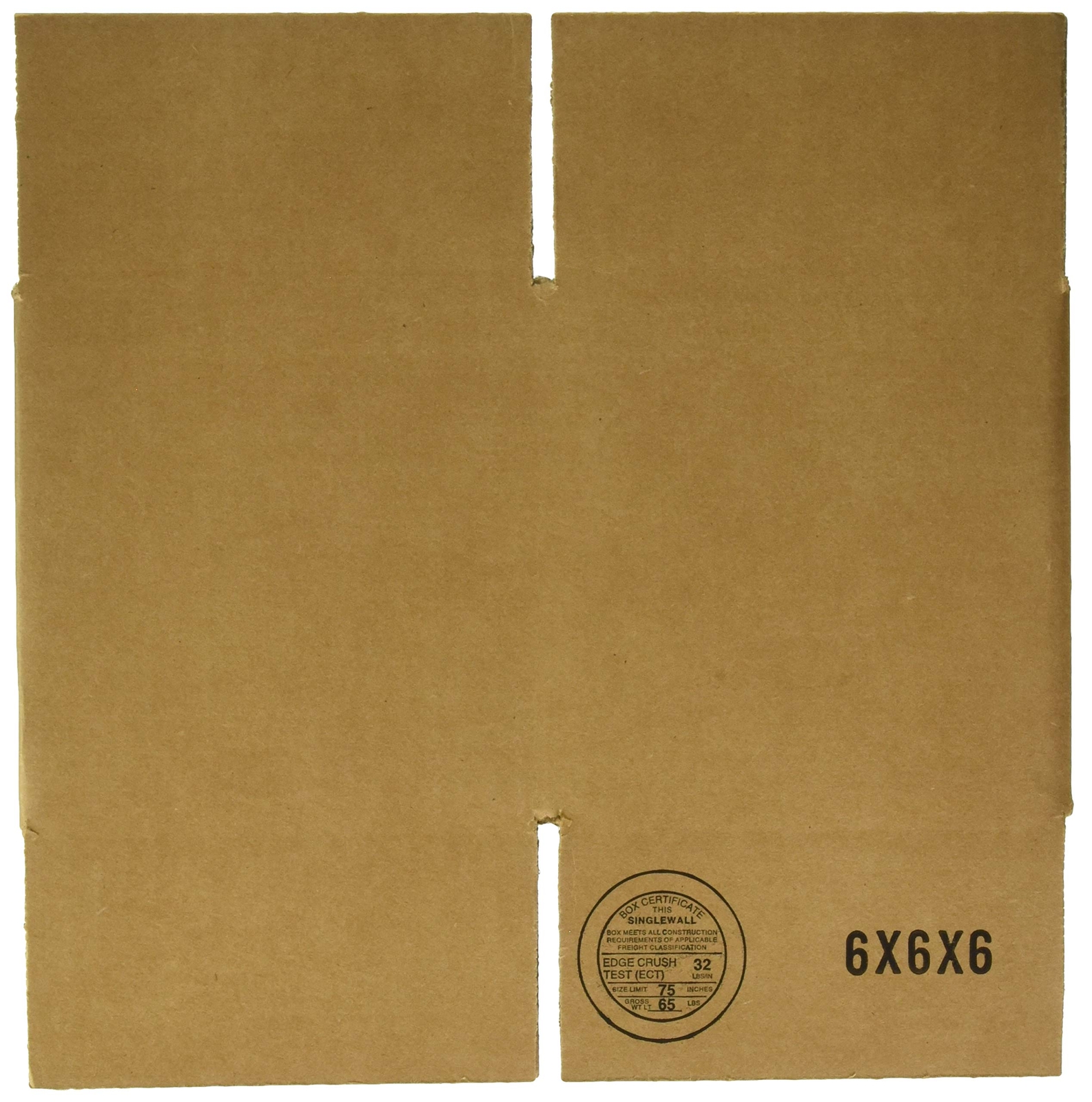6x6x6 Inch Corrugated Shipping Box Bundle of 25 for Packaging and Shipping