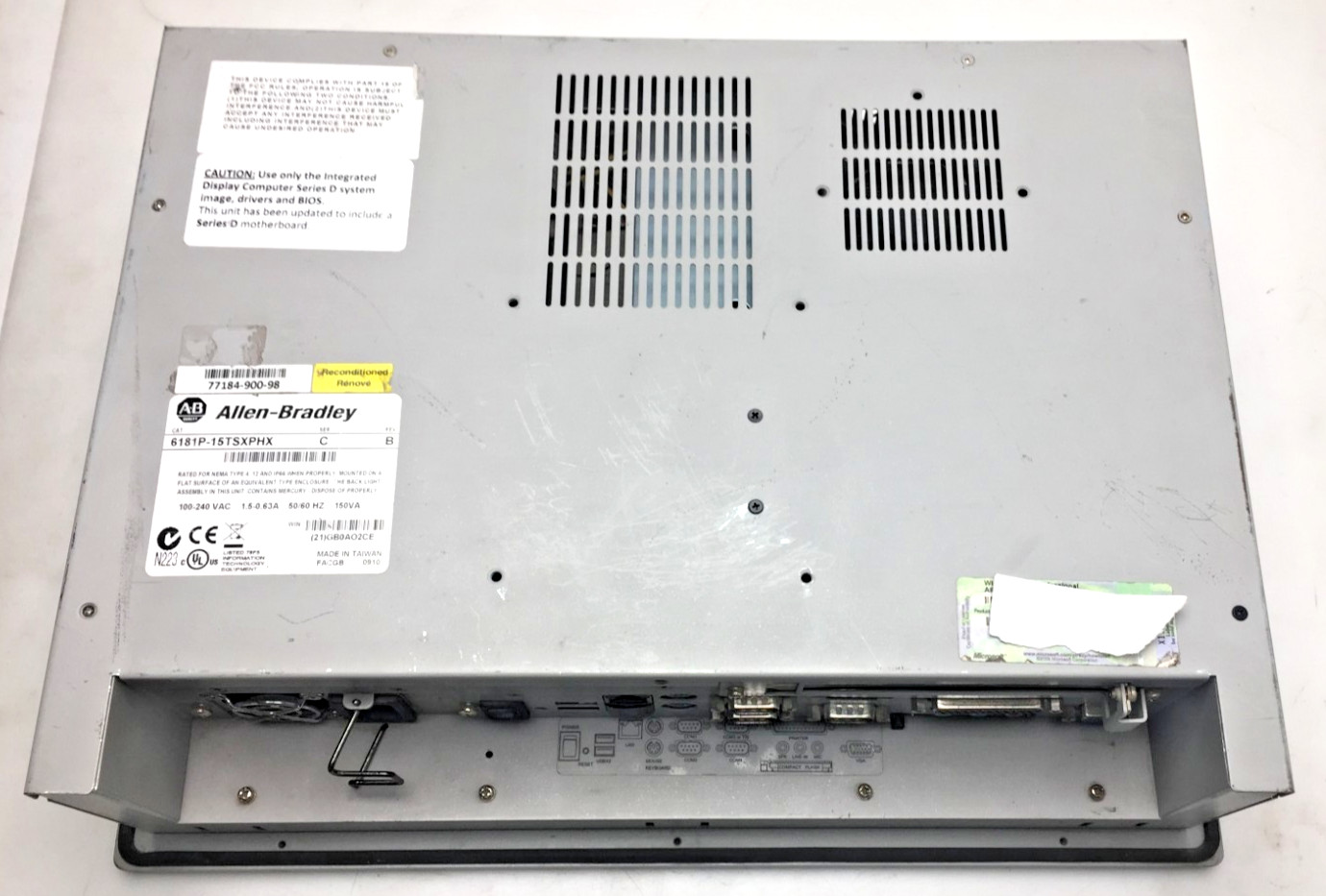 Allen Bradley 1500P 6181P-15TSXPHX Series C Rev. B