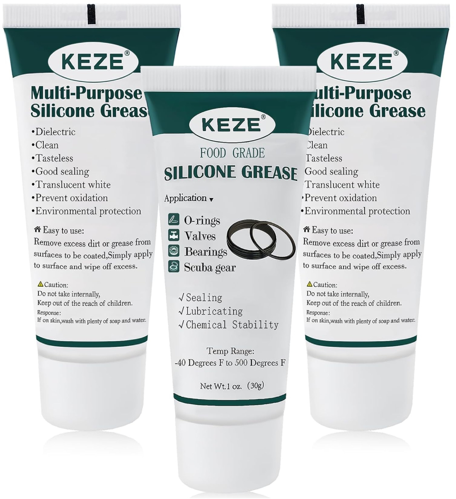 KEZE Silicone Grease Waterproof Food Grade Silicone Sealant Lubricant for Plumbe