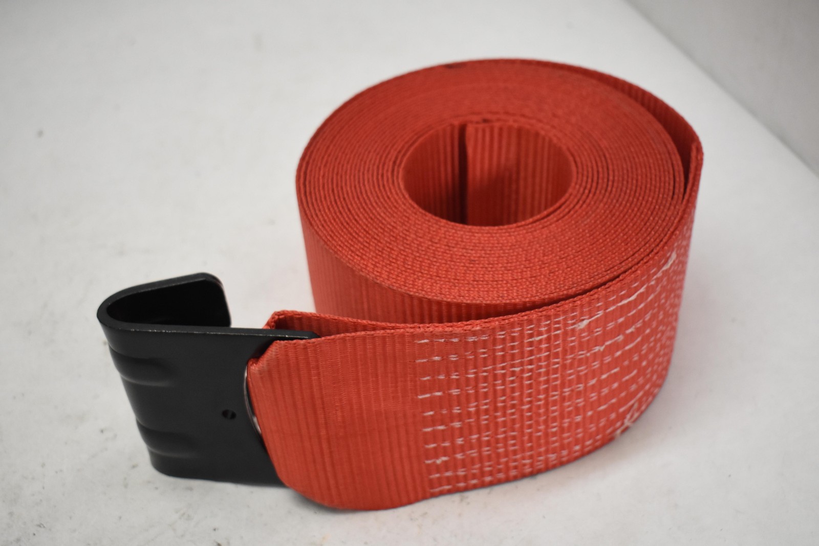 Tie 4 Safe Winch Strap Flat Hook 4″x30′ 5400lb WLL USA Heavy Duty Truck Trailer