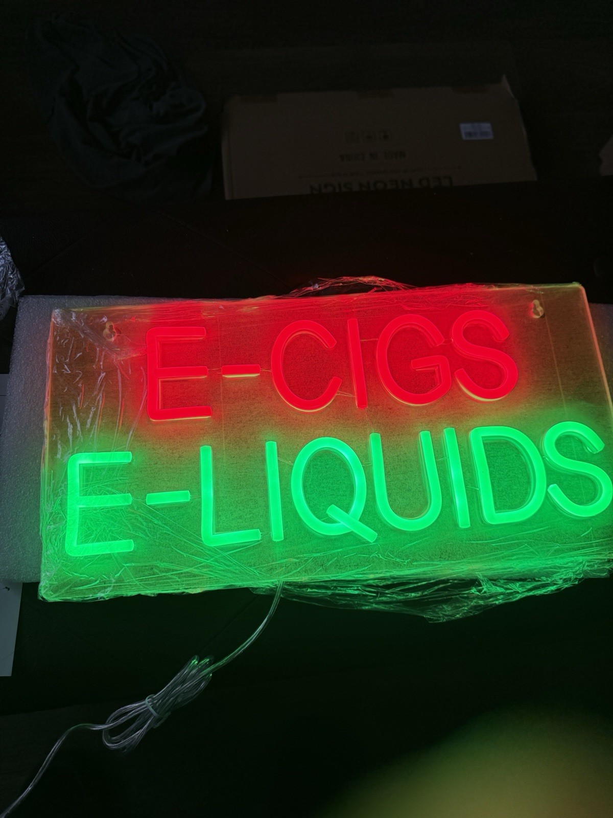 Nein Fluorescent smoke shop Wall mountable Sign