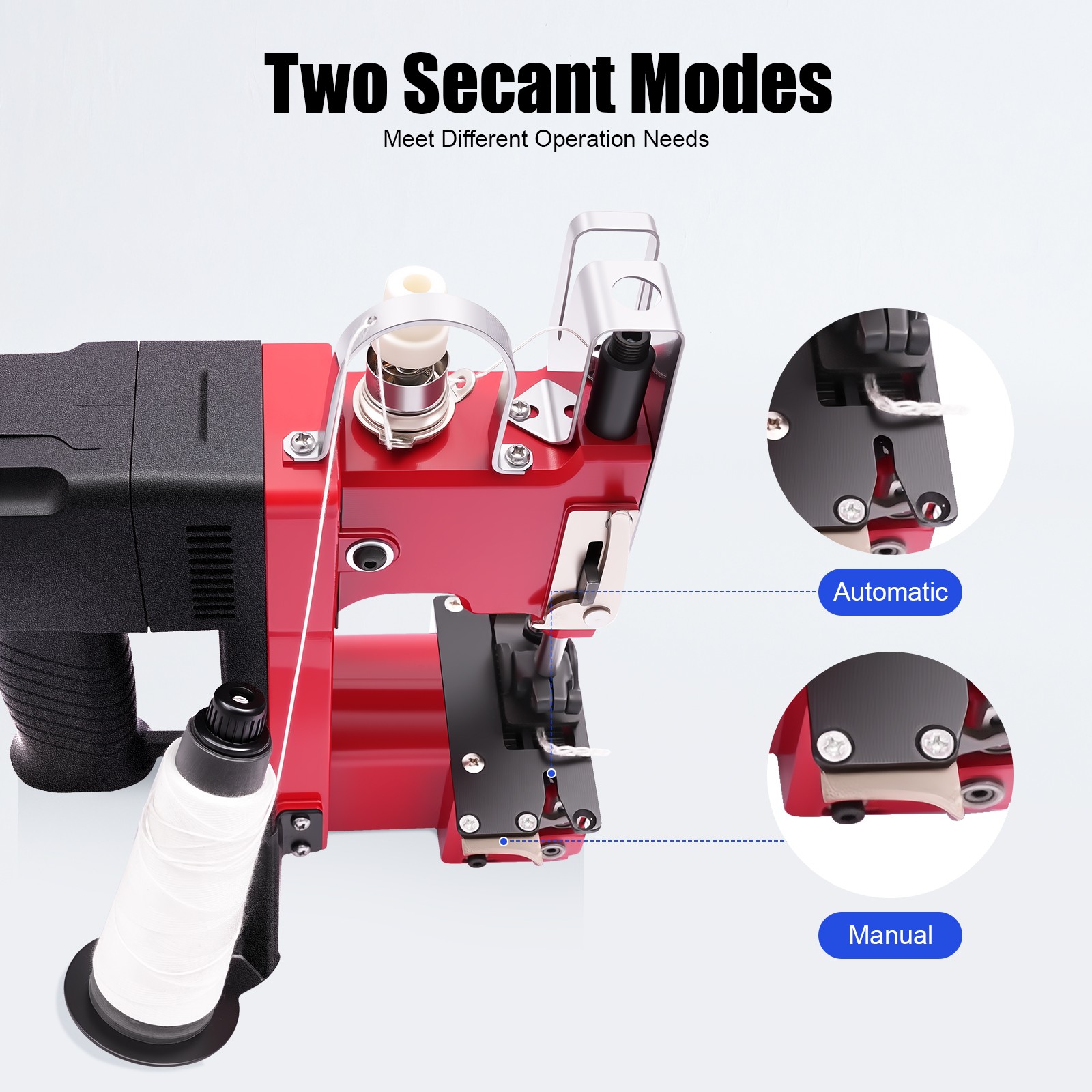 Heavy Duty Leather and Canvas Sewing Machine Max Thickness 6mm 15000rpm 190W