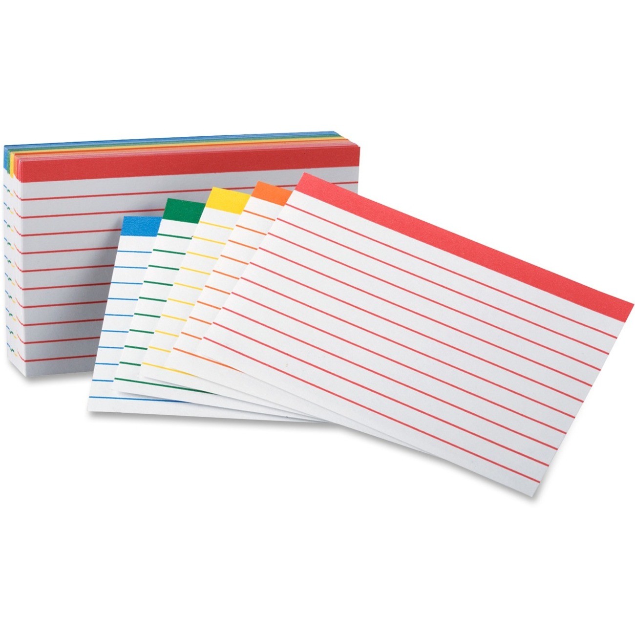 Esselte ESS04753 Color-Coded Index Cards 3×5 100 Pack Multicolor